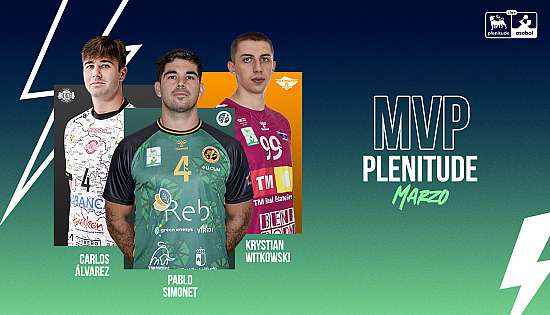Simonet, Carlos lvarez y Witkowski, nominados a MVP Plenitude de marzo